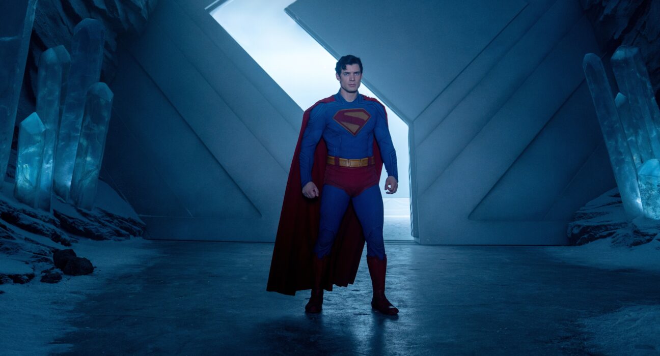 David Corenswet em cena de 'Superman'