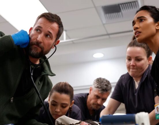 Cena da série 'The Pitt'